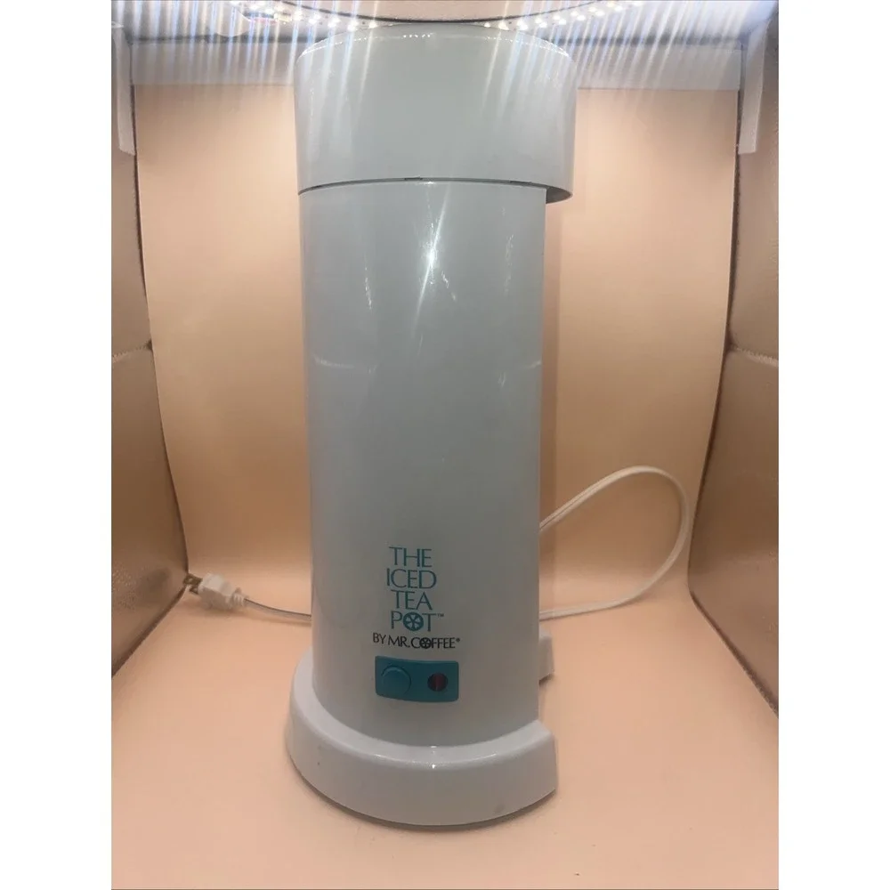 Mr. Coffee Iced Tea‎ Maker 2 QT TM1.7 Teal White Base Unit Only No Pitcher